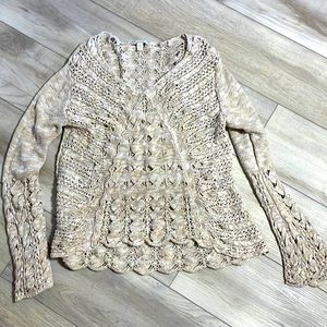 Bell sleeve sweater